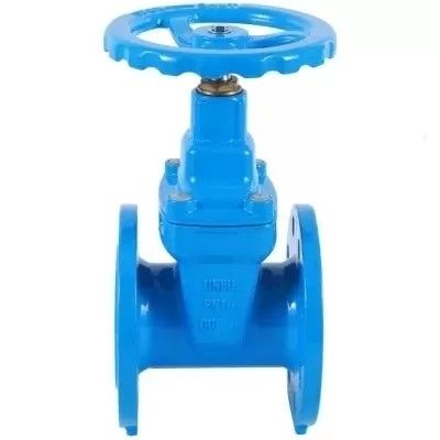 DIN 3352 F4 Cast Iron Resilient Seated Flanged Gate Valve for Water Media